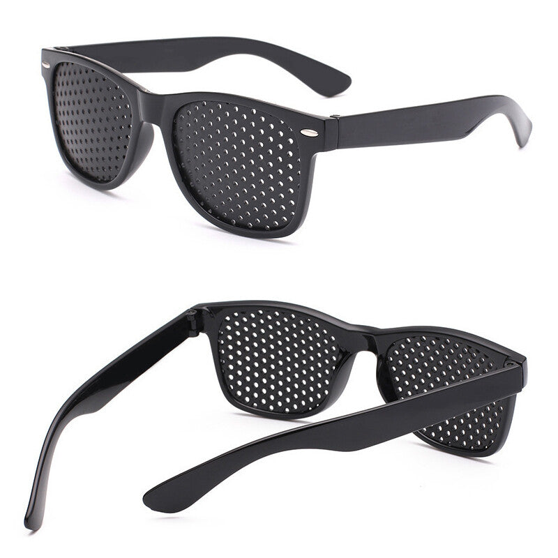 2Pcs Pinhole Glasses Eyes Correction Exercise Eyesight Improvement Vision Care A