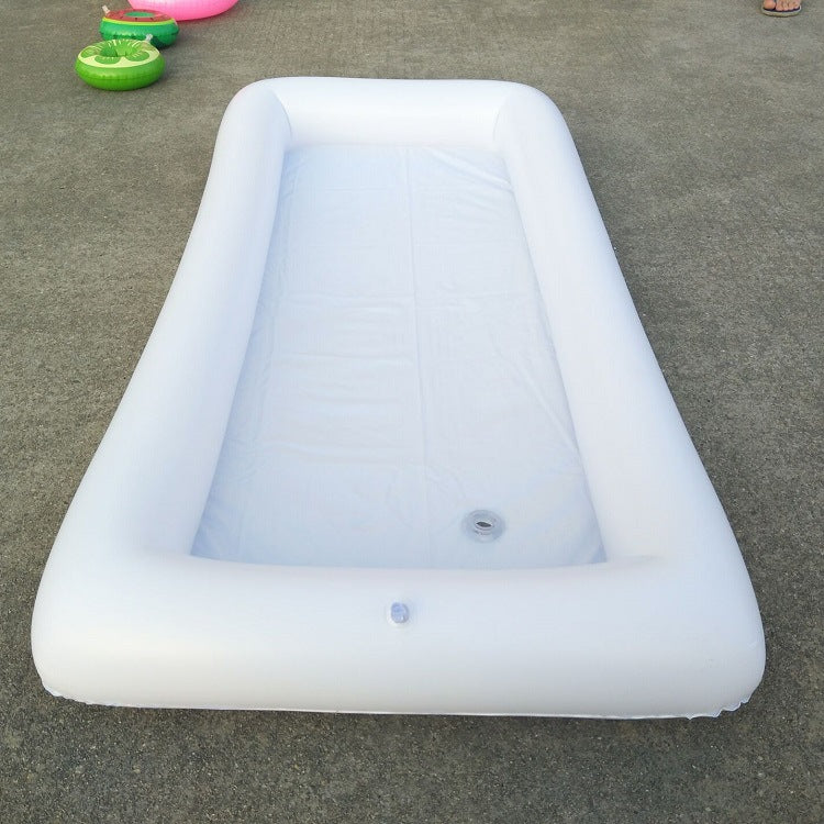 Réservoir à glace rectangulaire en PVC