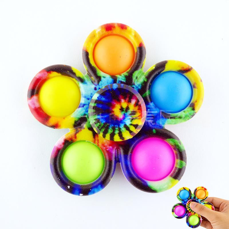 Jouet anti-stress Fidget Spinner avec impression couleur