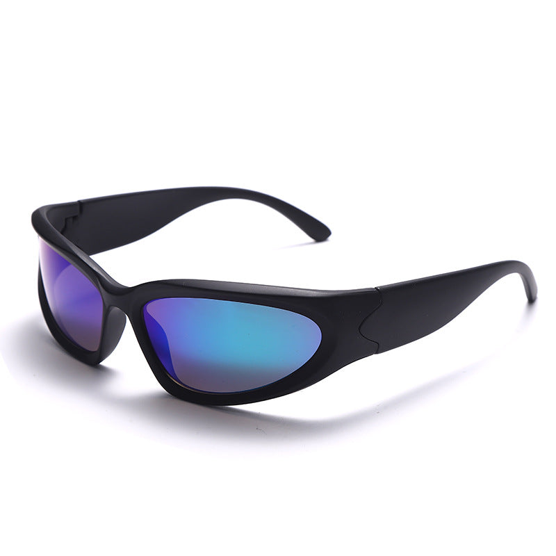 Riding Colorful Sports Mode Personnalité Lunettes de soleil