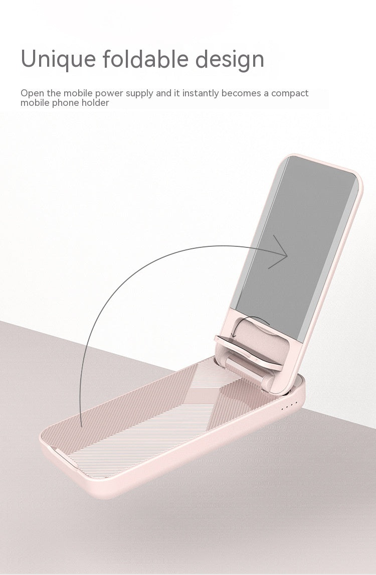 Chargeur sans fil pliable 10000 MA Power Bank