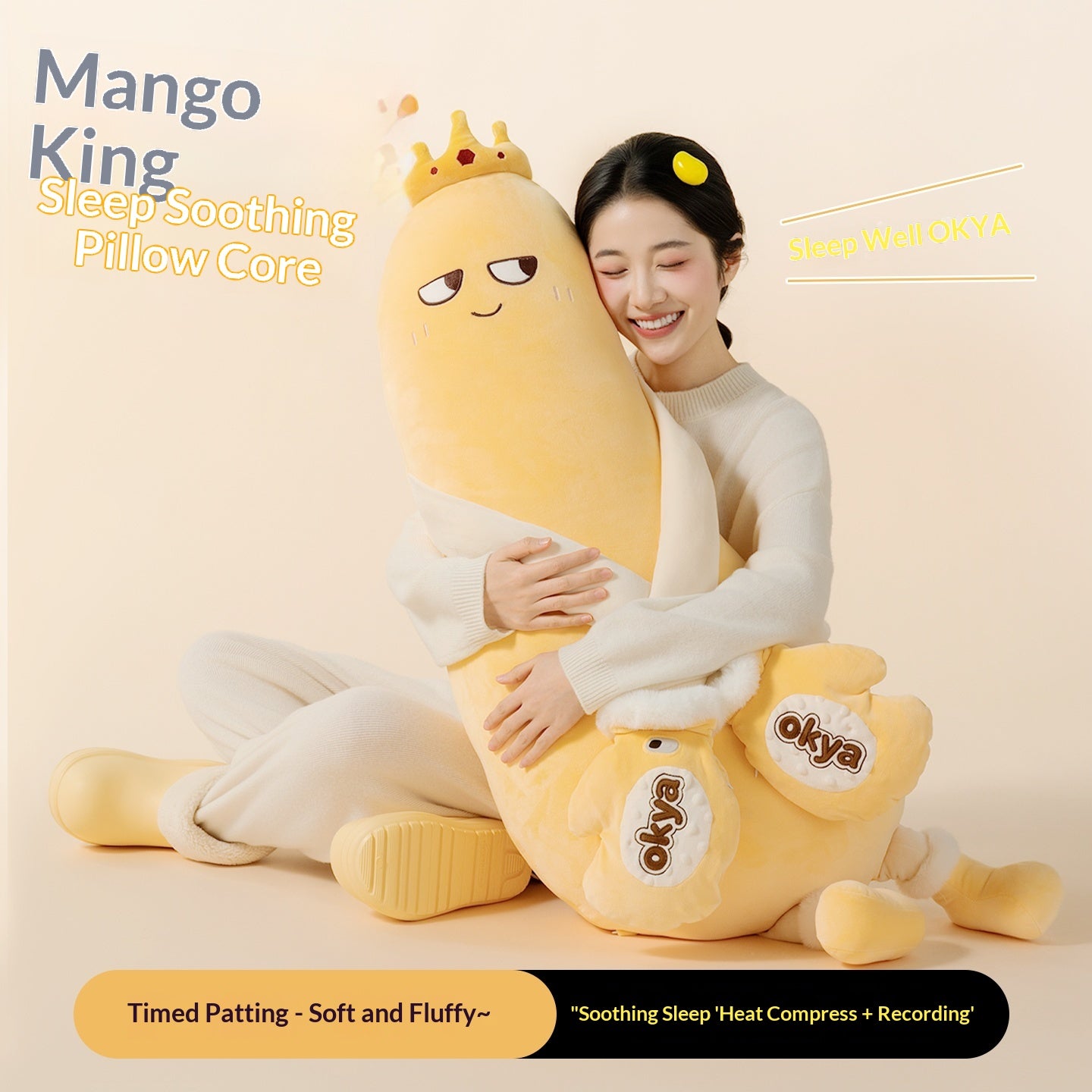 Mango Roi Oreiller l'ultime fougueux pour les bébés apaisants à dormir et parfait