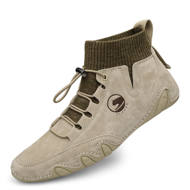 Bottes Homme Octopus High-top Retro Plus Velvet Warm Martin