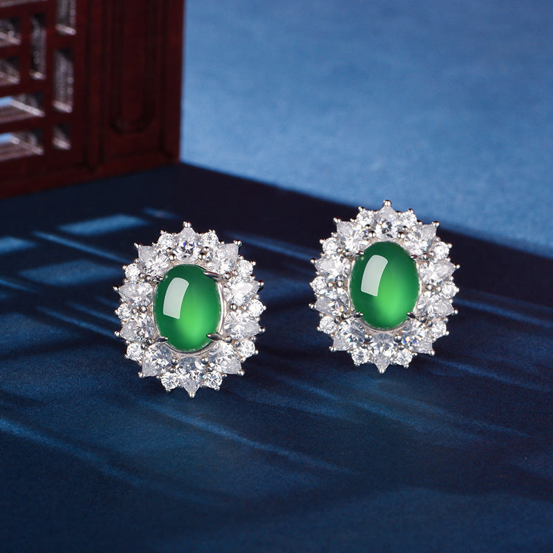 S925 Boucles d'oreilles en acier inoxydable