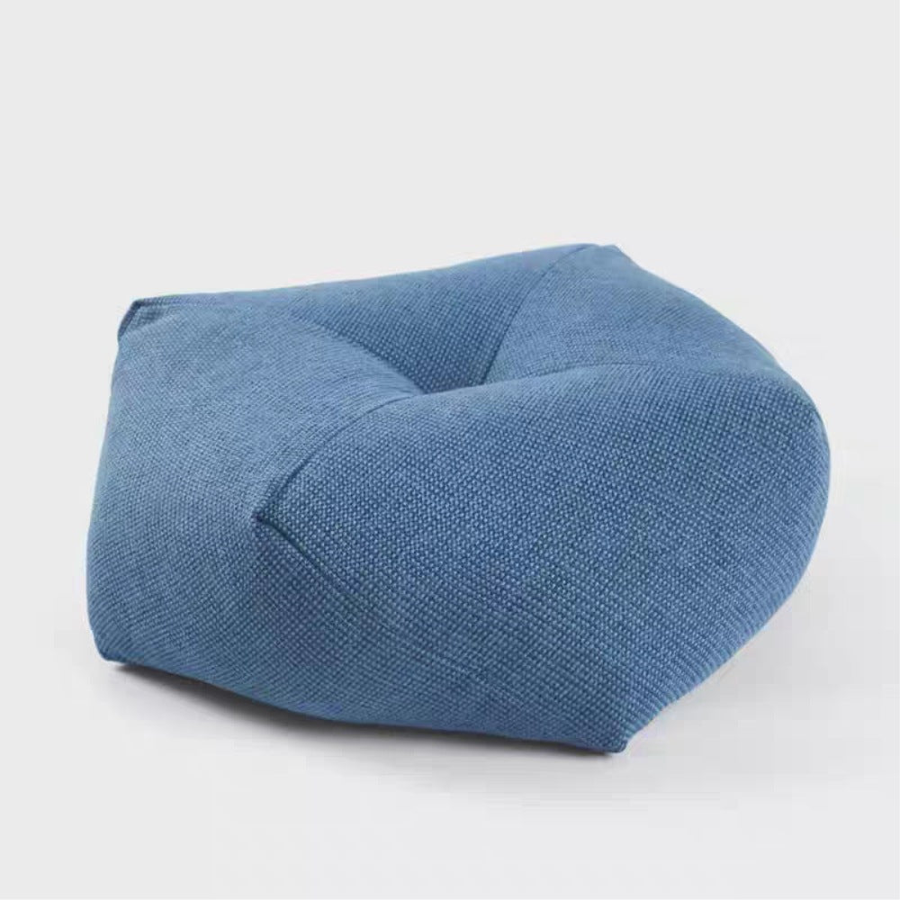 Coussin de sol de lin carré look