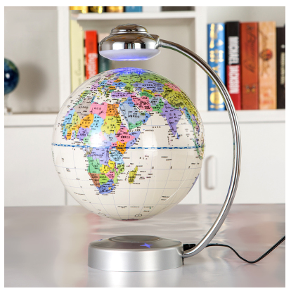 8 pouces globe magnétique suspension bureau décoration cadeau entreprise nouveauté anniversaire créatif