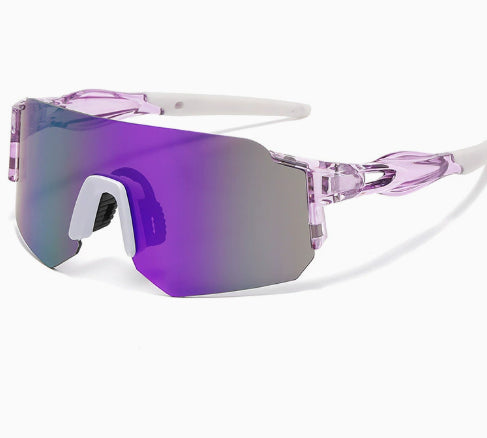 Lunettes de soleil enduites de couleur