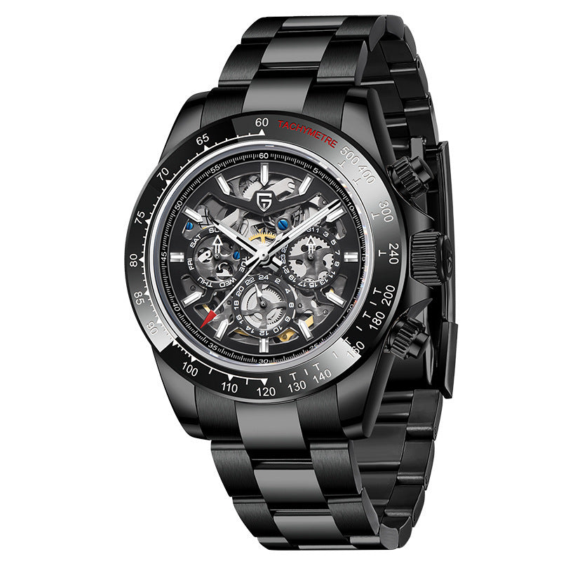 PAGANI DESIGN Hommes Montre multifonctionnelle