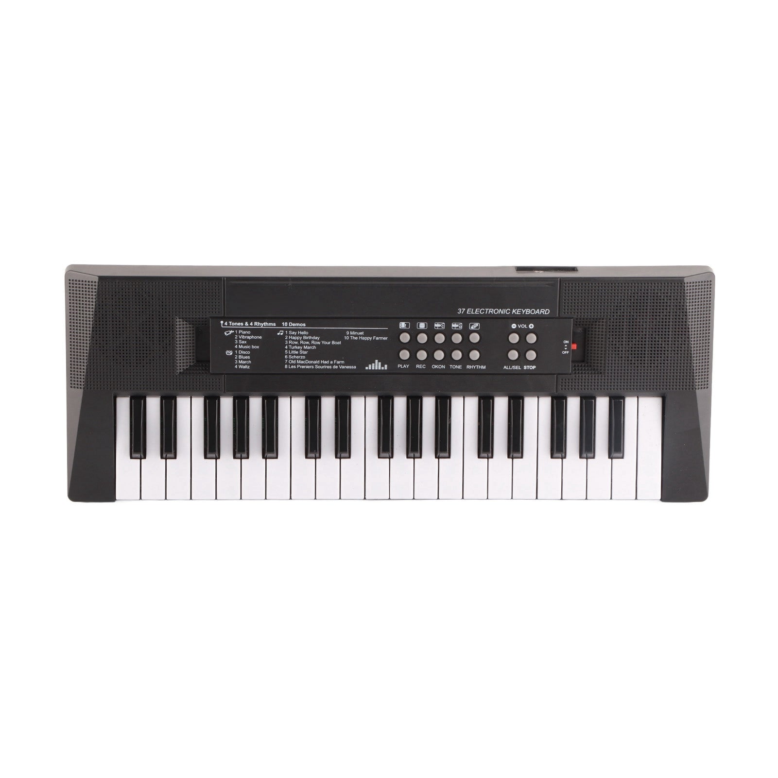 Clavier électrique 37 Clé Piano Instrument musical pour enfants Jouet Microphone Enregistrement Func