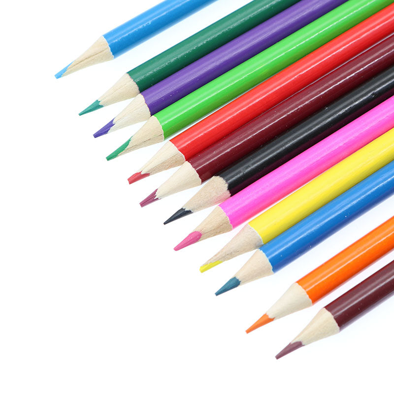 Crayon en bois de 12 couleurs pour enfants