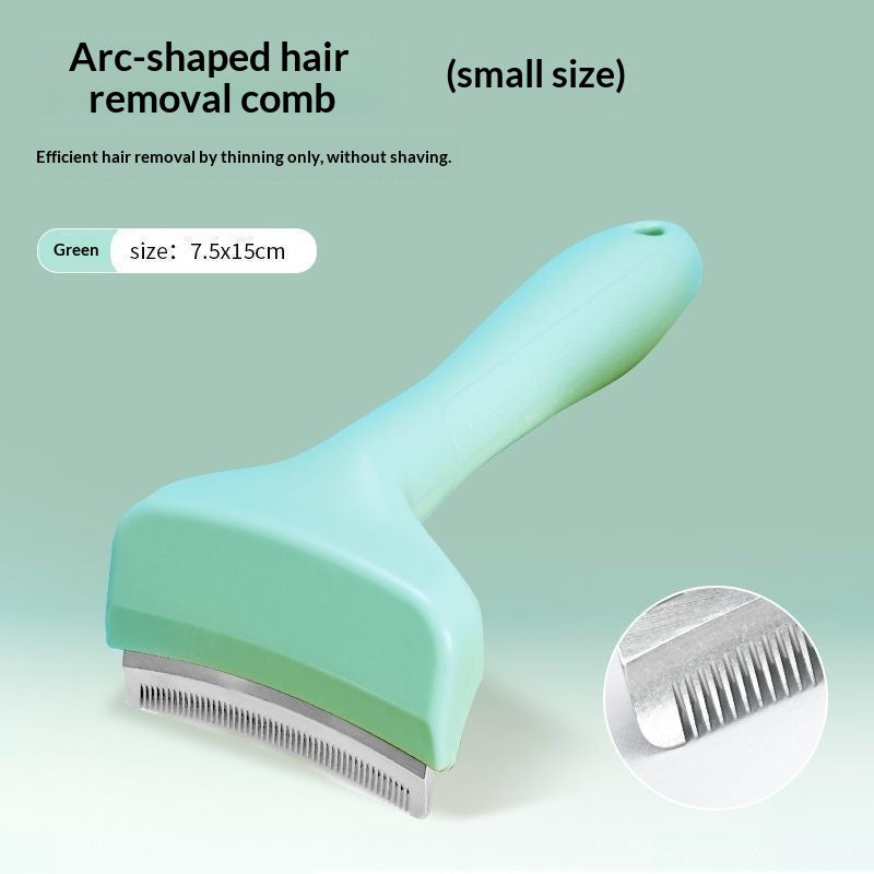 Outil d'affinage de la fourrure de chat Brosse à déchiquetage à double usage pour chats