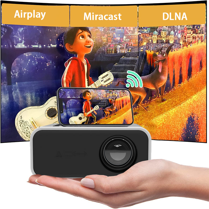 YT300 Mobile Video Projector Support 1080P Home Theater Media Player Wireless Même S