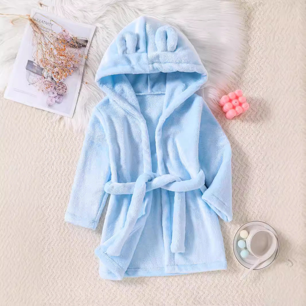 Pyjama en flanelle épais pour enfants avec polaire doux