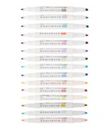 5 surligneurs Zebra Mildliner Double-Sid