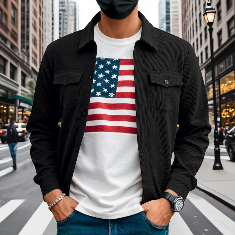 Veste polyvalente à manches longues pour hommes