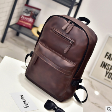 Sac à bandoulière homme PU sac à bandoulière sac étudiant ordinateur hommes sac marée