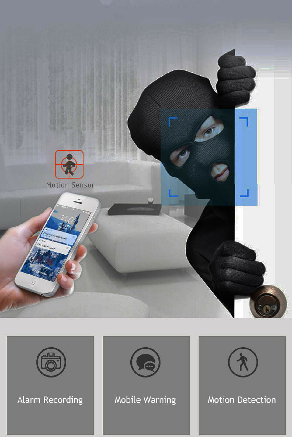 WiFi sans fil CCTV IP caméra surveillance de sécurité maison