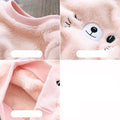 Vêtements de maison en peluche de corail épais pour enfants