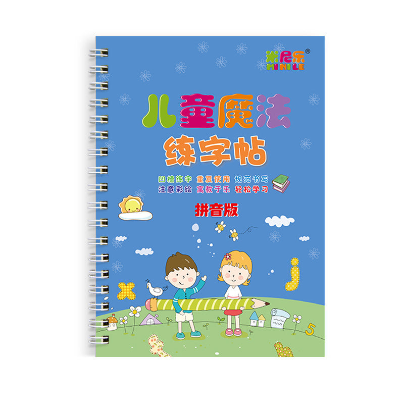 Un ensemble de 8 livres d'exercices magiques pour enfants