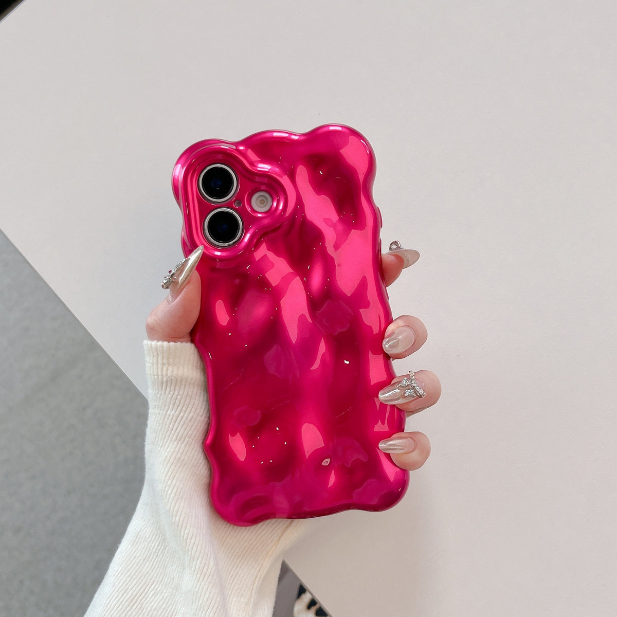 Originalité Solid Color Macaron Phone Case