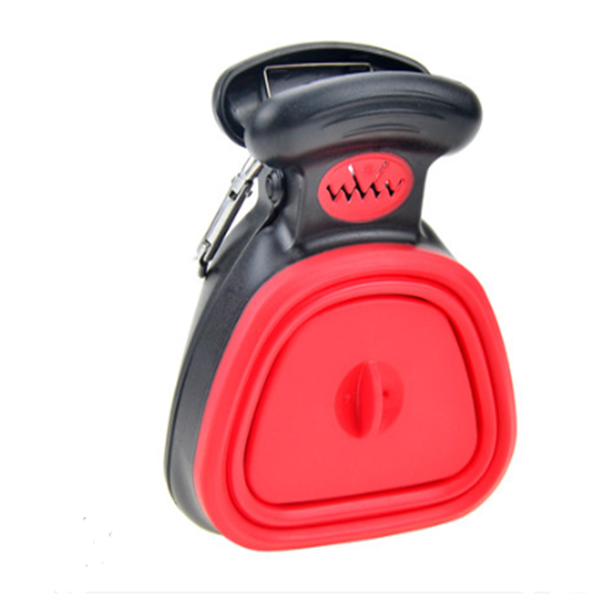 Chien Pet Travel Pooper pliable Scooper avec 1 rouleau de sacs décomposables Poop Scoop Clean Pick