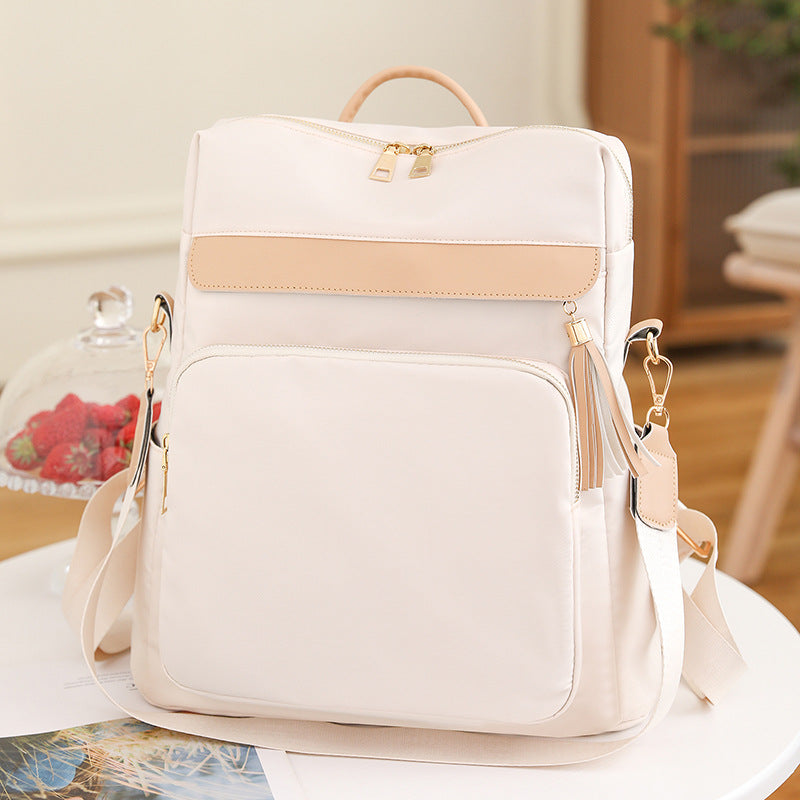 Sac à dos en nylon antivol occasionnel à double usage