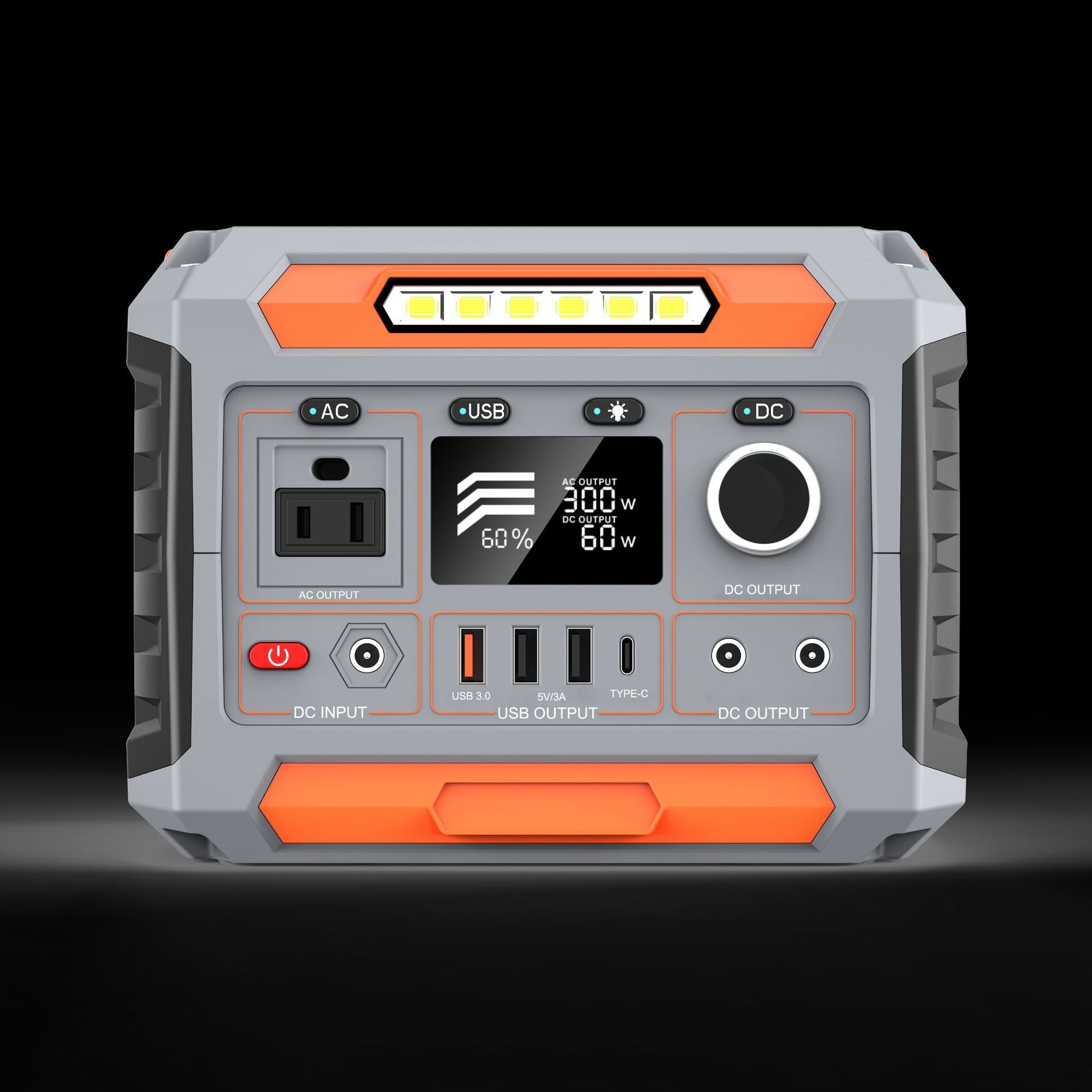 Alimentation électrique rechargeable de stockage d'énergie portable de camping d'urgence