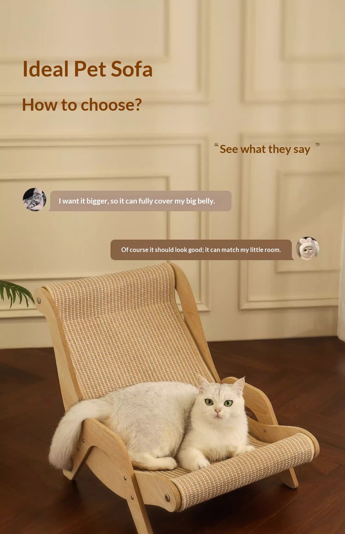 Sisal Cat Scratcher Bed Lounge