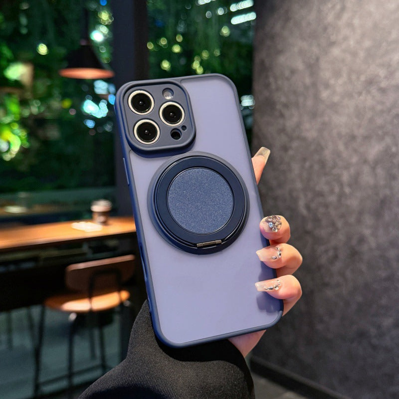 Manche de protection pour téléphone pivotant à aspiration magnétique