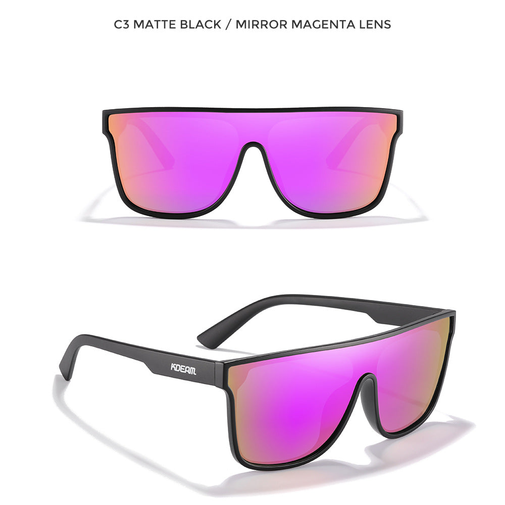 Lunettes de soleil polarisés à grand cadre européen et américain