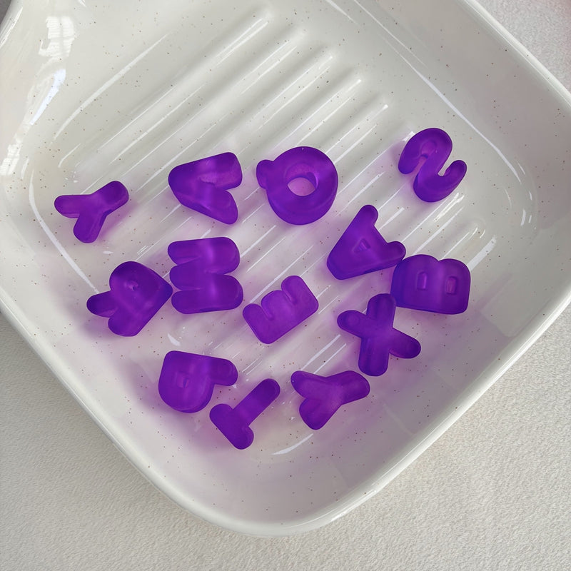 Rubberized Acrylic Beads Eon