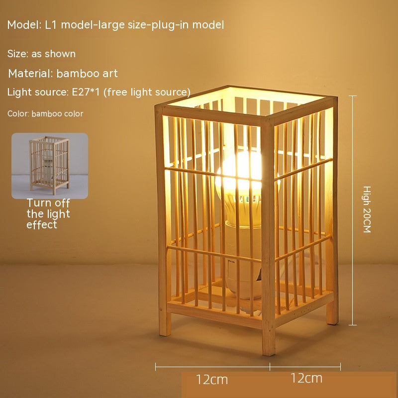 Japon Atmosphère Retro Homestay Bedroom Bedside Lampe
