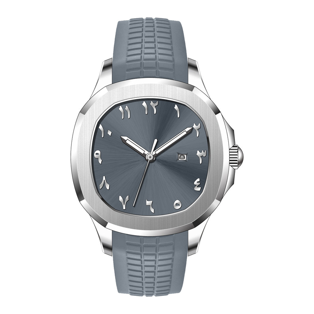Montre Quartz étanche Classic Grenade bracelet en silicone