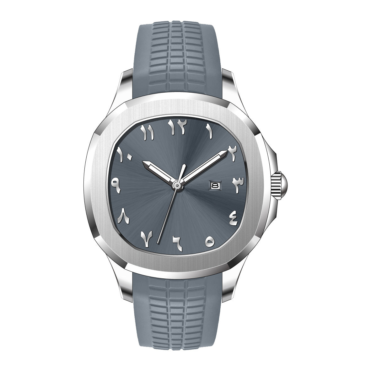 Montre Quartz étanche Classic Grenade bracelet en silicone