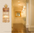 Balcon Pavillon Courtyard Full Cuivre Led Lampe murale moderne