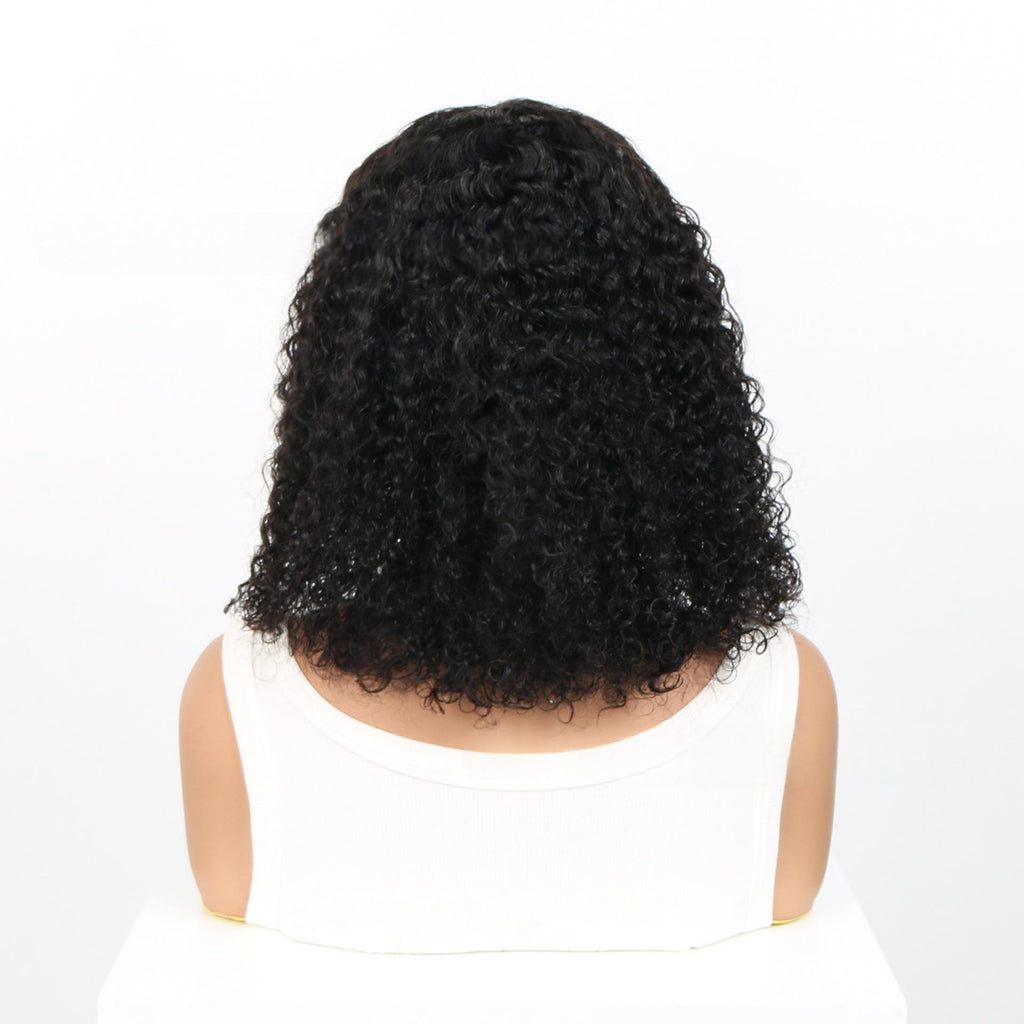 HumanHair 4x4Bob Fluffy Bob Wig