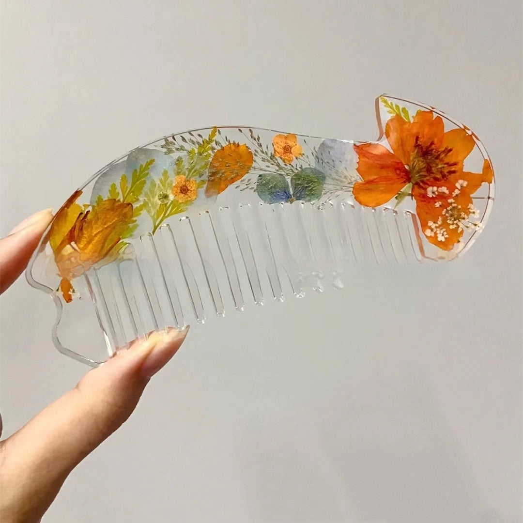 Miroir de colle de cristal peigne brillant