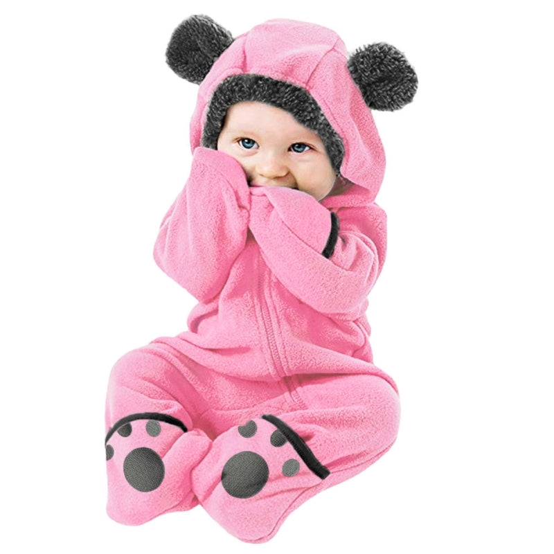 Enfants vêtements nouveau-né mini denim costume à manches longues dessin animé