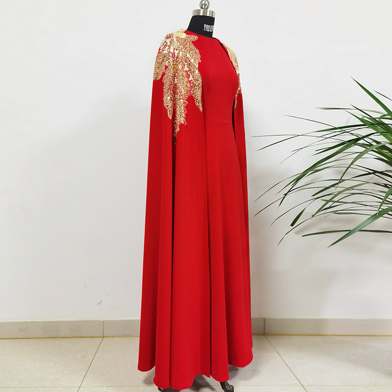 Couverture de la jupe Tummy pour montrer la robe de soirée mince