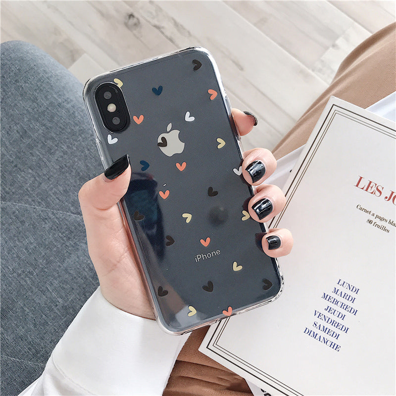 Simple coeur de fleur 6splu XS max / XR cas pour iP 8 / 7plus