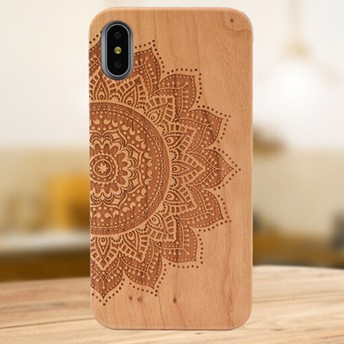 Boîtier de téléphone mobile en bois