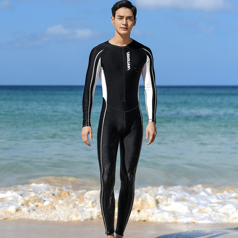 Maillot de bain de plongée de protection solaire pour hommes