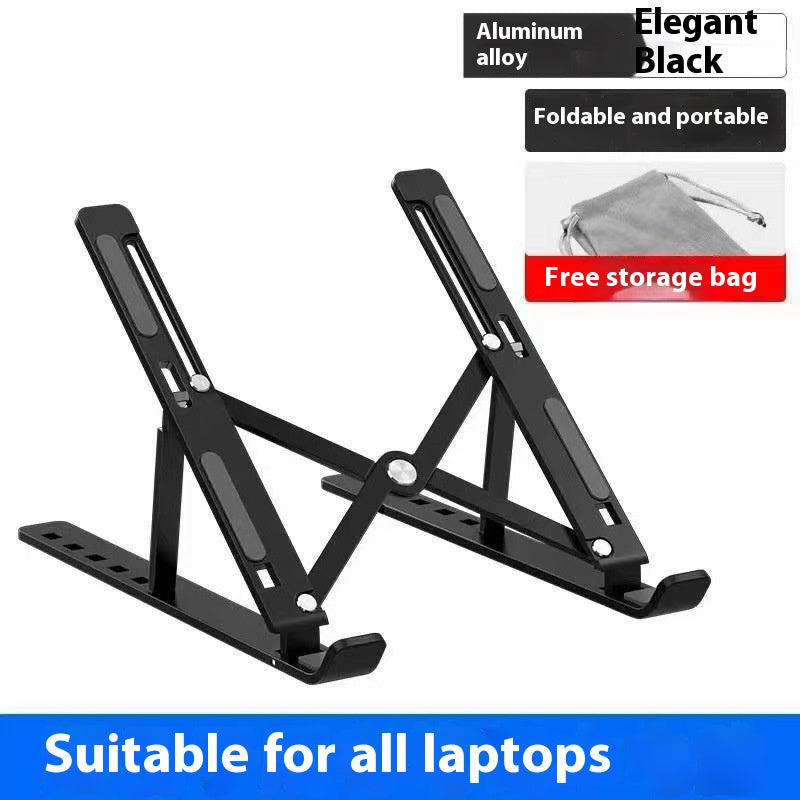 N3 En alliage d'aluminium Support pour ordinateur portable Refroidissement par pliage accru par support pour ordinateur tablette