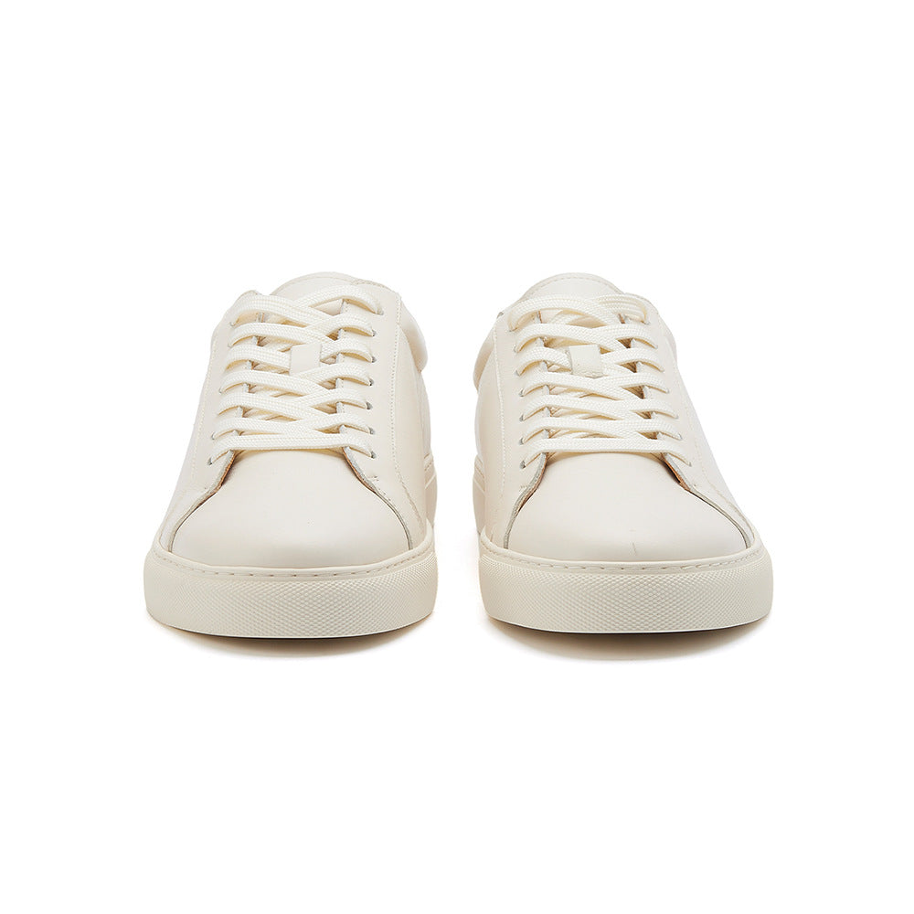 Chaussures de sport casual blanc pur pour hommes