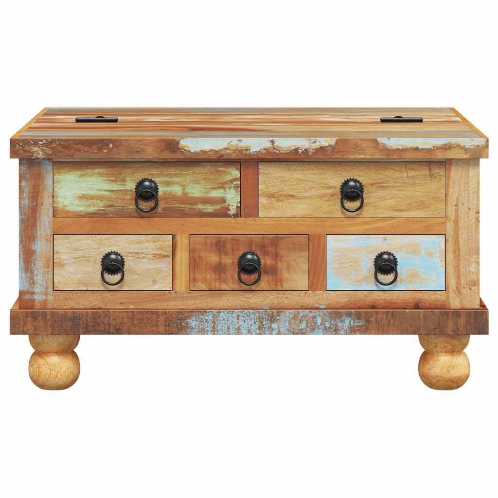 Table de café Bois recuit 70x Table de café Bois de mangue dure