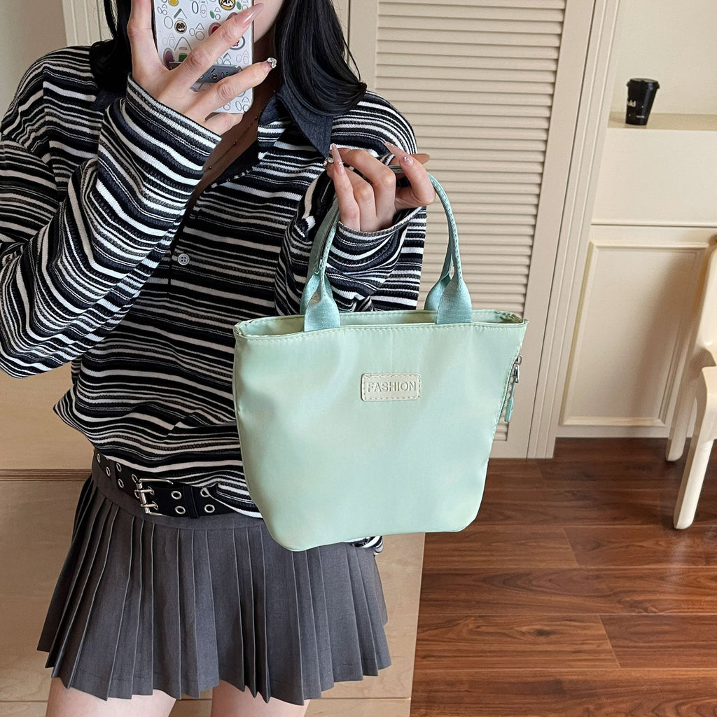 Fashionable Femmes Ba Tissu Casual Tote Versatile Commuter Sac à main