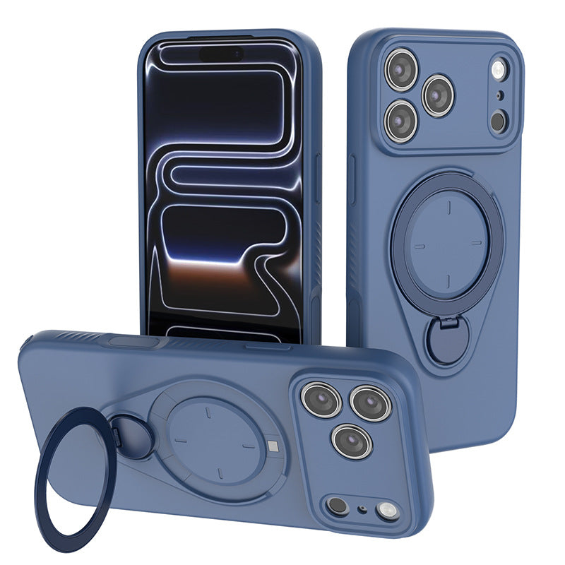 Magnetic Skin Feel Bracket Drop Housse téléphonique de preuve