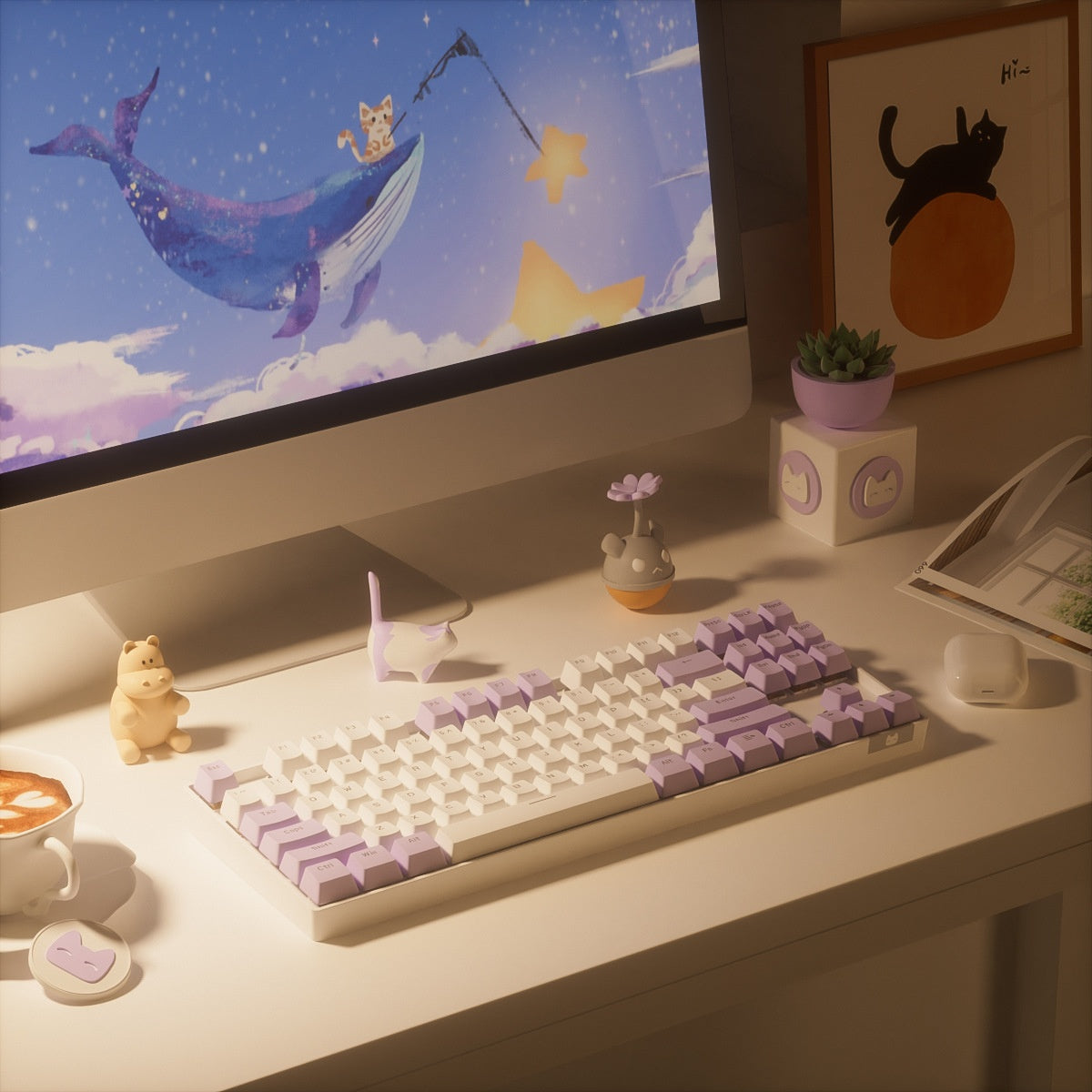 Clavier mécanique Bluetooth sans fil