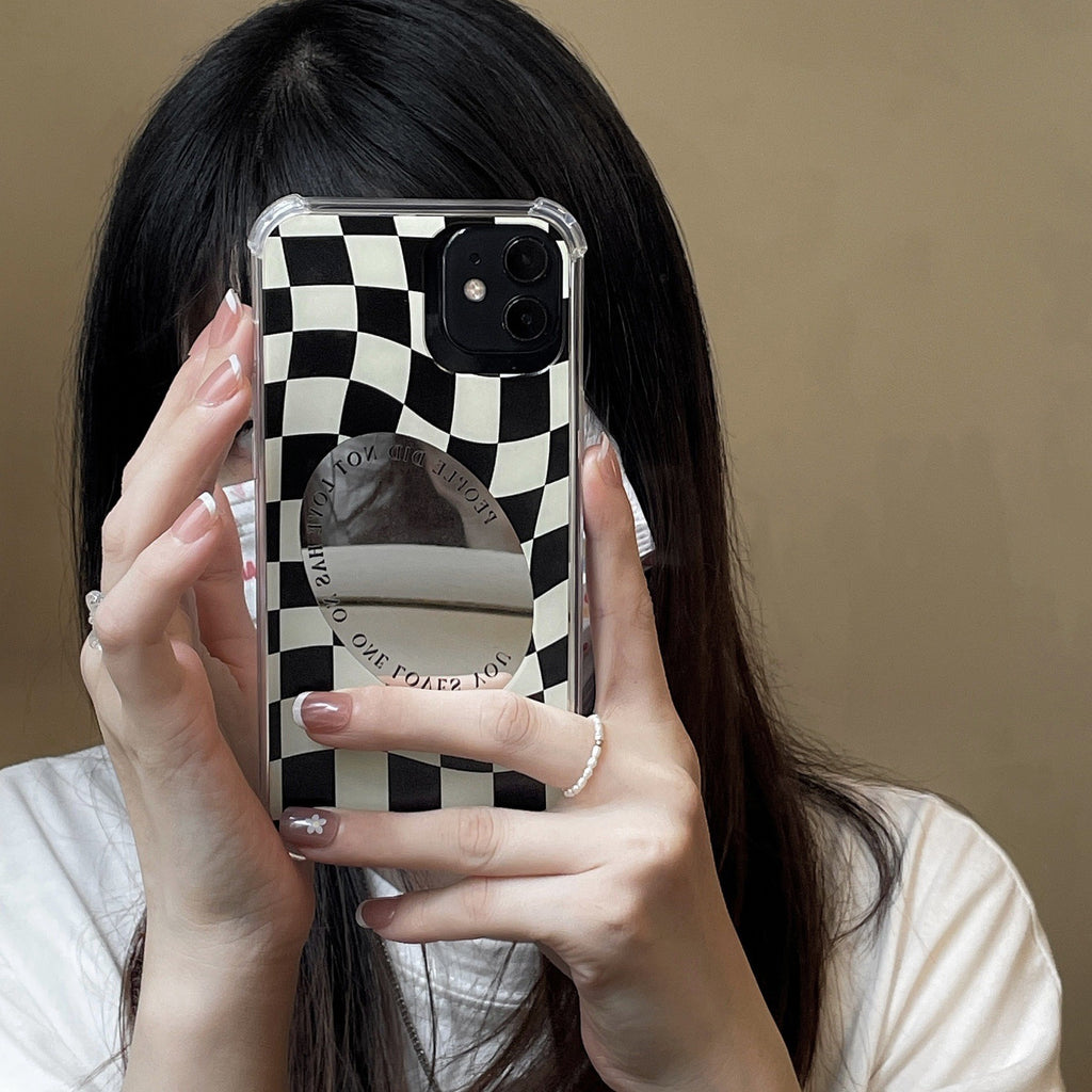 Coque de téléphone miroir Chessboard simple