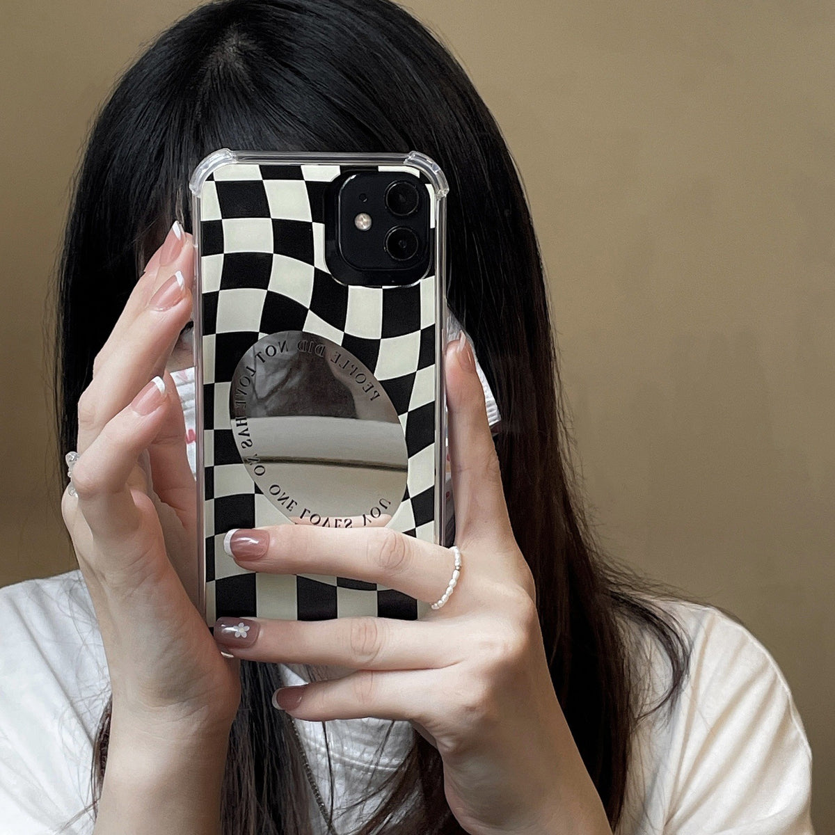 Coque de téléphone miroir Chessboard simple